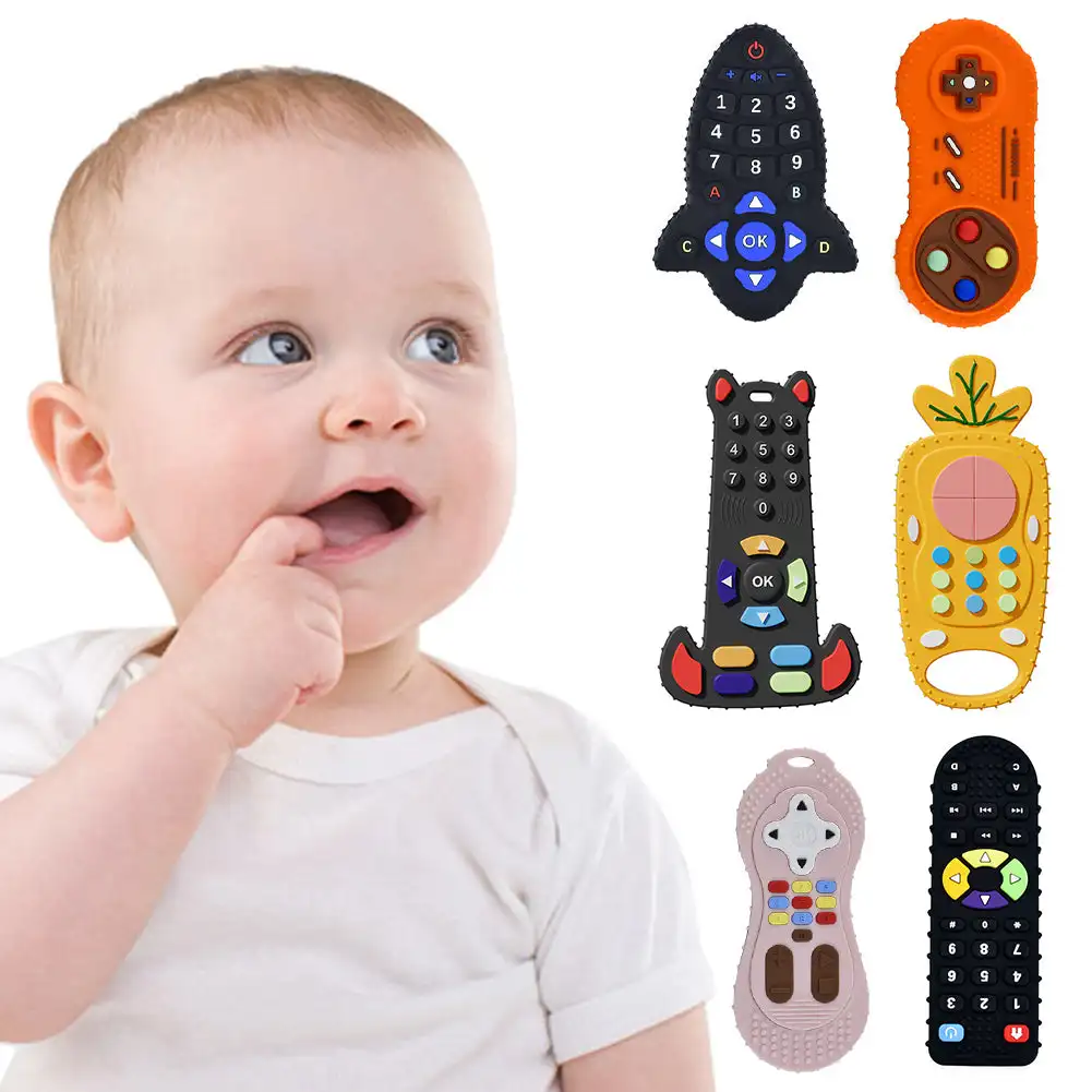 Baby Products Natural - Mainan Teether silikon bayi, mainan bentuk