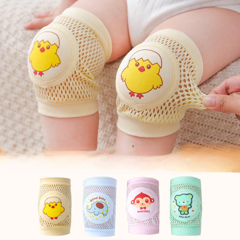 Baby Knee Pad Crawling - 2 Pak Pelindung Lutut Jaring untuk