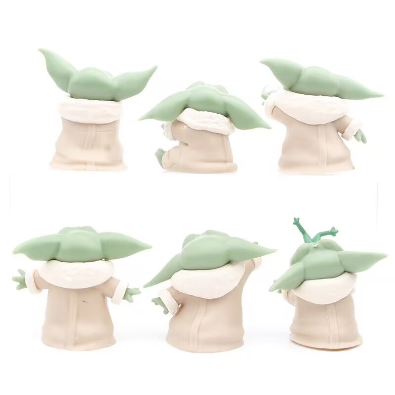 Baby Yoda Products - 6 Buah Mainan Star Wars 4-6Cm