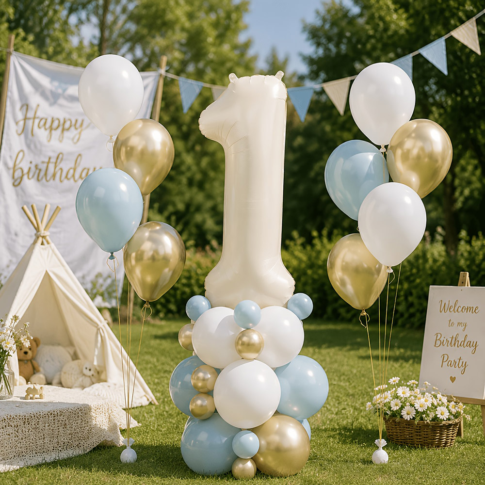 Baby Products Lotion - 39 Buah Balon Ulang Tahun Pertama