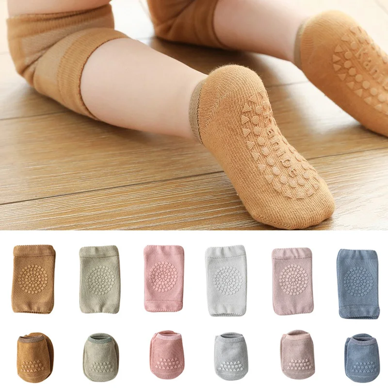 Baby Knee Pad Crawling - Set Kaus Kaki Bantalan Lutut Bayi