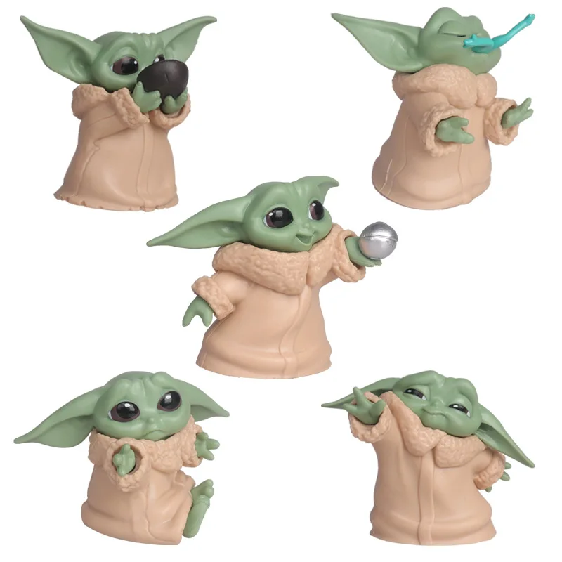 Baby Yoda Products - Bandai 5 Buah Mainan Star Wars