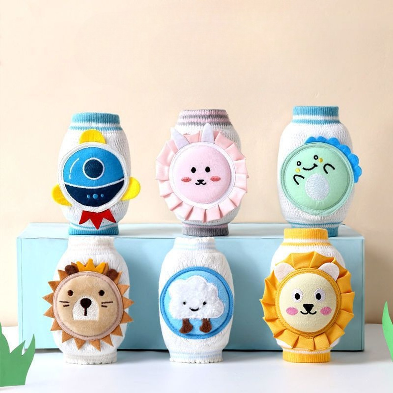 Pelindung Lutut Anak Kartun Lu - Baby Knee Pad Crawling ulasan dan harga
