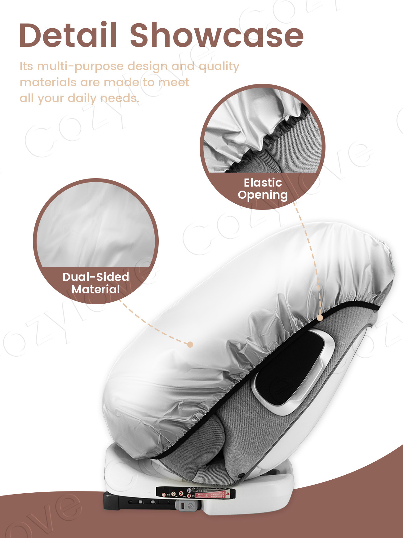 Pelindung Matahari Kursi Mobil - Infant Car Seat Cover ulasan dan harga