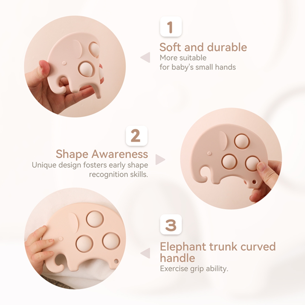 Mainan Gigitan Bayi Silikon Am - Baby Products Natural ulasan dan harga