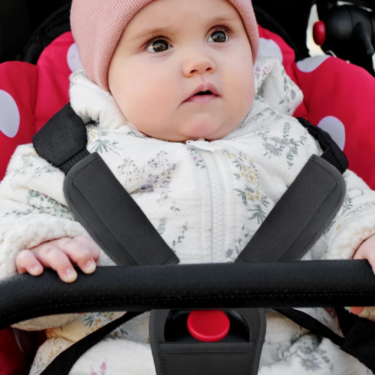Bantalan Sabuk Pengaman Mobil  - Infant Car Seat Cover ulasan dan harga