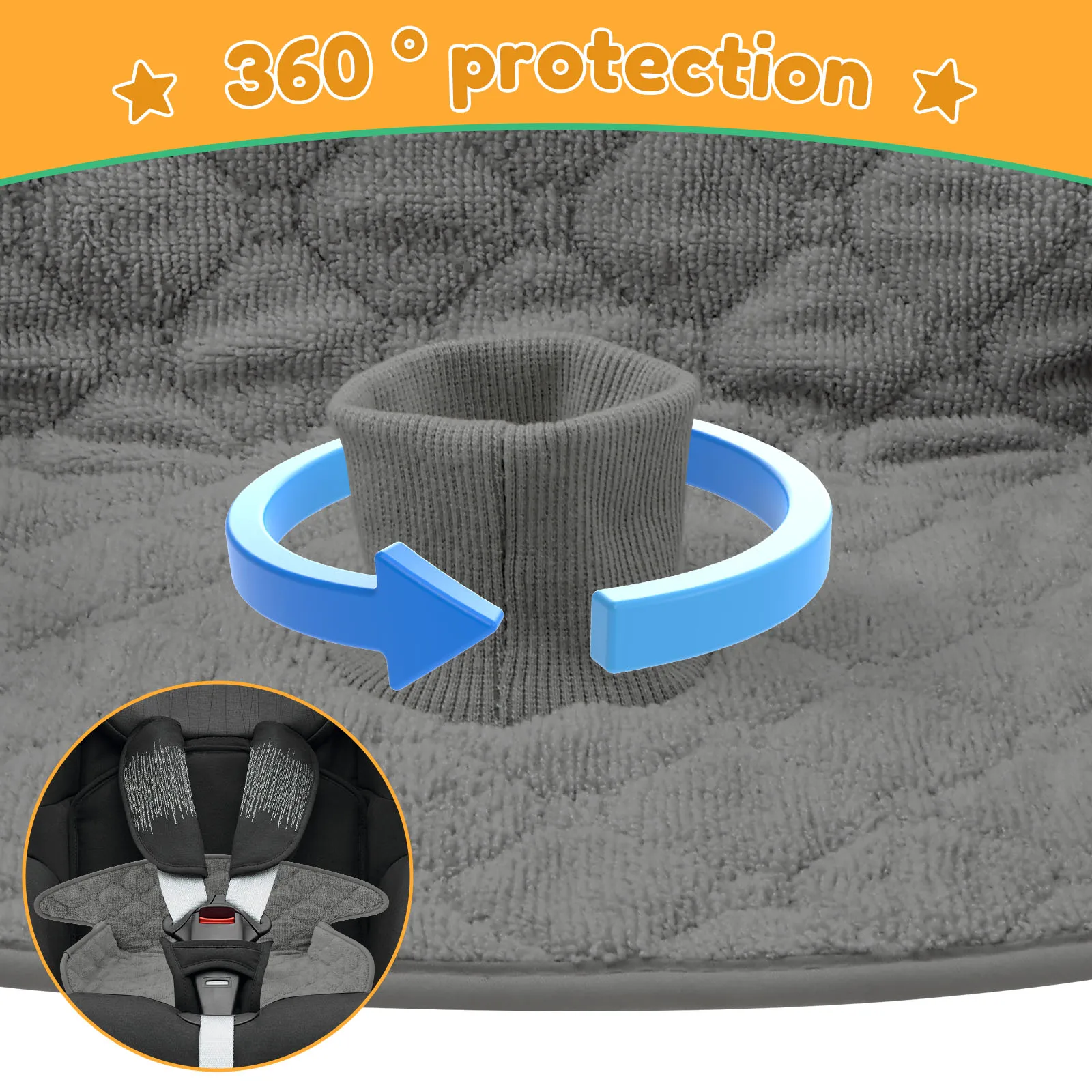 2 Buah Alas Pipis Bayi Poliest - Infant Car Seat Cover ulasan dan harga